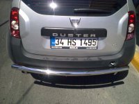 Защита задняя одинарная для Renault Duster 2018+ Защита задняя одинарная для Renault Duster 2018+