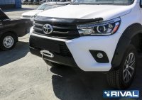 Площадка под лебедку в бампер Rival Toyota Hilux 2015+