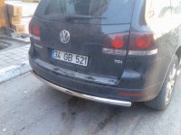 Защита задняя на Volkswagen Touareg 2004-2010