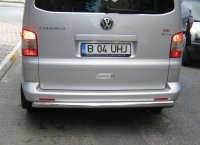 Защита задняя прямая на Volkswagen Transporter T5
