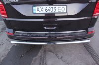 Защита задняя одинарная на Volkswagen Transporter T6