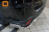 Защита заднего бампера Mitsubishi Outlander 2015+ (уголки) d 60/42