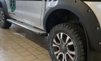 Боковые подножки усиленные Ford Ranger 2012+ TJM