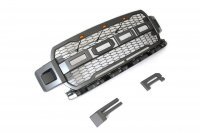 Решетка радиатора Ford F-150 2017-2021 в стиле Raptor с LED габаритами GPlus Решетка радиатора Ford F-150 2017-2021 в стиле Raptor с LED габаритами GPlus