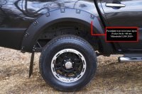 Расширители колесных арок AR Design Mitsubishi L200 2016-2019 с фальш болтами Расширители колесных арок AR Design Mitsubishi L200 2016-2019 с фальш болтами