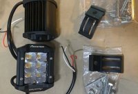 Комплект светодиодных фар Cree в бампер Ford F150 2015-2021 Комплект светодиодных фар Cree в бампер Ford F150 2015-2021