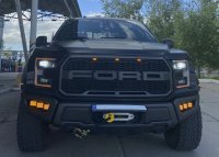 Комплект светодиодных фар Cree в бампер Ford F150 2015-2021 Комплект светодиодных фар Cree в бампер Ford F150 2015-2021