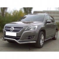 Защита передняя волна на Volkswagen Tiguan 2007-2016