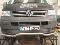 Защита передняя волна на Volkswagen Transporter T5