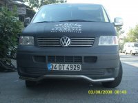 Защита передняя волна на Volkswagen Transporter T5
