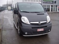 Защита передняя одинарная для Opel Vivaro Защита передняя одинарная для Opel Vivaro