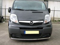 Защита передняя одинарная для Opel Vivaro Защита передняя одинарная для Opel Vivaro