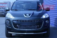 Защита передняя одинарная для Peugeot 4007 2007-2014