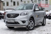 Защита передняя одинарная для Renault Koleos