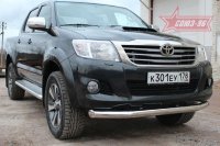 Защита передняя одинарная Toyota Hilux 2005-2015 Tamsan