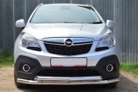 Защита передняя двойная для Opel Mokka