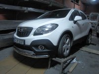 Защита передняя двойная для Opel Mokka Защита передняя двойная для Opel Mokka