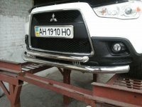 Защита передняя двойная для Peugeot 4008 2012-2017