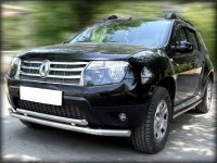 Защита передняя двойная для Renault Duster 2018+