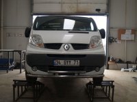 Защита передняя двойная для Renault Traffic