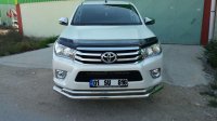 Защита передняя двойная Toyota Hilux 2015+ Tamsan