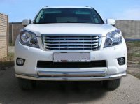 Защита передняя двойная для Toyota Land Cruiser 150 Prado