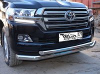 Защита передняя двойная для Toyota Land Cruiser 200