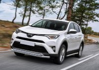 Защита передняя двойная для Toyota RAV4 2013-2018