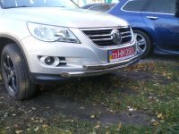 Защита передняя двойная на Volkswagen Tiguan 2007-2016