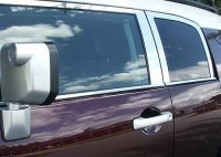 Набор хром накладок боковых стекл для Toyota FJ Cruiser