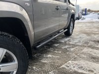Подножки боковые овальные Aventura  VW Amarok