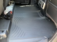 Ковры резиновые WeatherTech 3D Ford F-150 15+ (CrewCab .с передней кансолью ) задние черные Ковры резиновые WeatherTech 3D Ford F-150 15+ (CrewCab .с передней кансолью ) задние черные