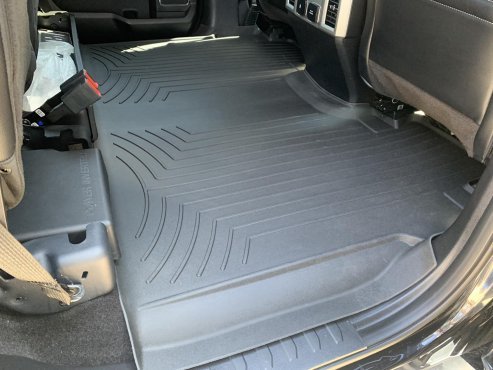 Килими гумові WeatherTech HP Ford F-150 15+ (CrewCab .без передньої кансоли ) задні чорні