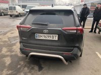 Защита задняя U-образная для Toyota RAV 4 2019+