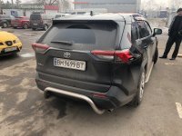 Защита задняя U-образная для Toyota RAV 4 2019+