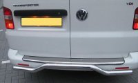 Защита заднего бампера волна на Volkswagen Transporter T5