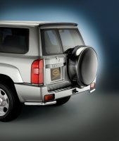 Защита задняя углы для Nissan Patrol 2004-2013