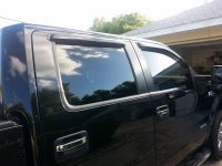 Дефлекторы окон ветровики для Ford F-150 2009-2014