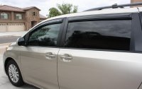 Дефлекторы окон ветровики для Toyota Sienna 2010-2020