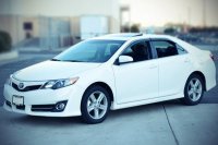 Дефлекторы окон ветровики для Toyota  Camry 2012-2014 с хром молдингом