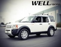 Дефлекторы окон ветровики для Land Rover Discovery 2010-2016 с черным молдингом