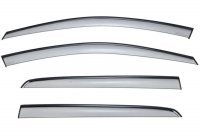 Дефлекторы окон ветровики для VW Golf 2015-2021 5d hatchback