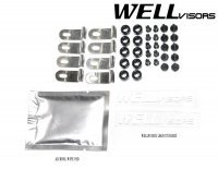 Дефлекторы окон ветровики для Lexus LX 470 1998-2007