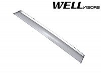 Дефлекторы окон ветровики для Subaru Outback 2015-2019 с хром молдингом