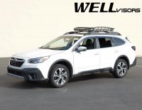 Дефлекторы окон ветровики для Subaru Outback 2020+ с хром молдингом