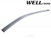 Дефлекторы окон ветровики для Honda Pilot 2015+ с хром молдингом