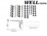 Дефлекторы окон ветровики для Jeep Wrangler 2007-2018 Wellvisors