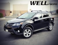Дефлекторы окон ветровики для Toyota RAV4 2013-2018 Wellvisors