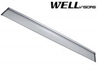 Дефлекторы окон ветровики для BMW X5 2014-2018 с хром молдингом