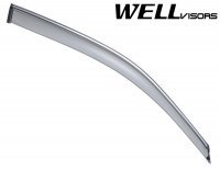 Дефлекторы окон ветровики для BMW X5 2014-2018 с хром молдингом